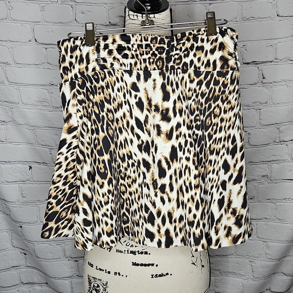 Dona Jo Rio Athletic Skort Cheetah Size M - Picture 2 of 6